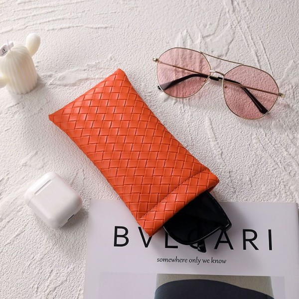 Vevde briller Oppbevaringsveske Brillepose Solbriller Box Eyewear Green onesize