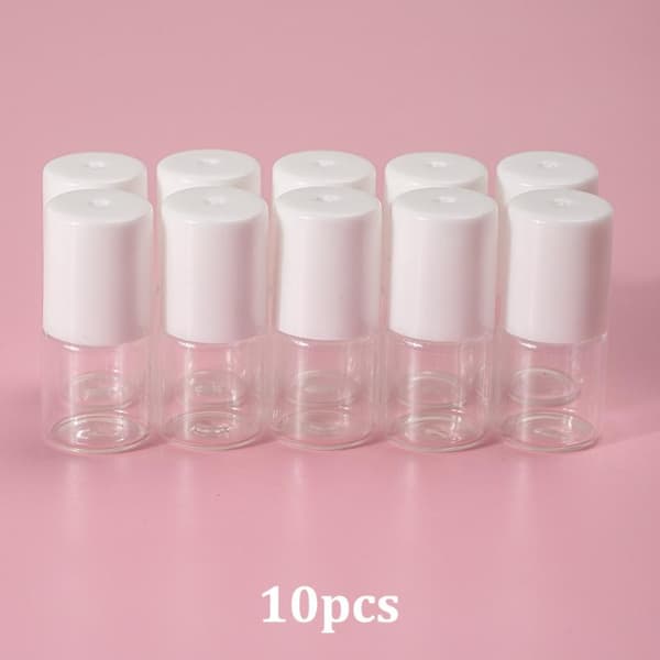 2 ml æterisk olie parfume flaske rustfrit stål og glas roll-on 10PCS
