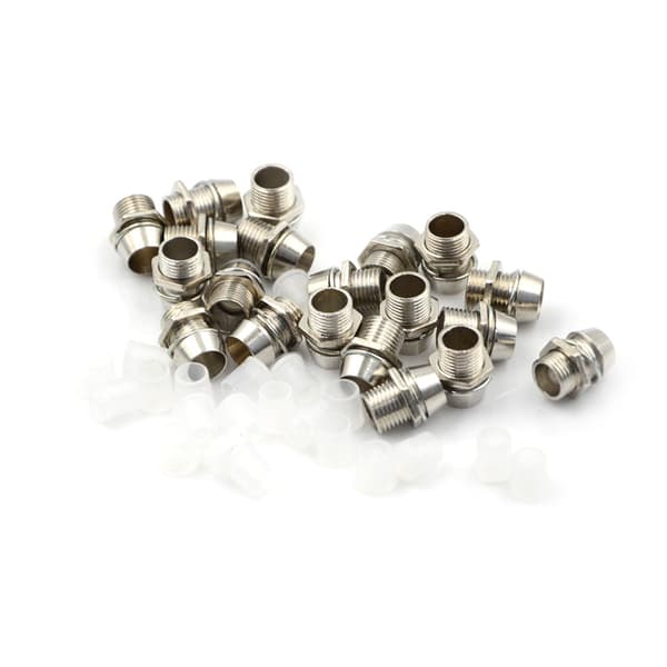 Hot 20 Stk Kobber 5mm Lysdiode LED Holder Mount Pan 0 0