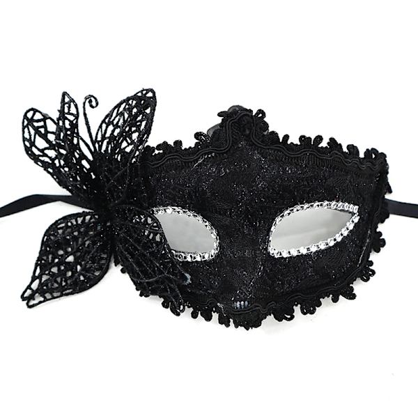 Mote Luksus Venetian Masquerade Mask Kvinner Jenter Sexy Fox Ey Silver ONESIZE