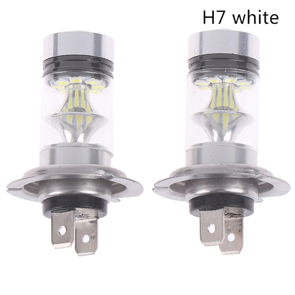 2x Auto H4/H7 9003 HB2 8000K Hi/Lo Beam 20 LED Sumuvalo Ajaminen White H7