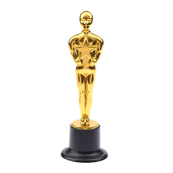 Liten gylden mann statue trofé barnas konkurransepris meg 1Pc