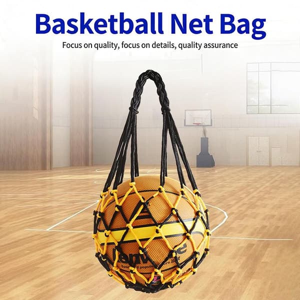 Fodboldnetpose Nylon Boldopbevaring Enkelt Bold Bærbar A2 one size