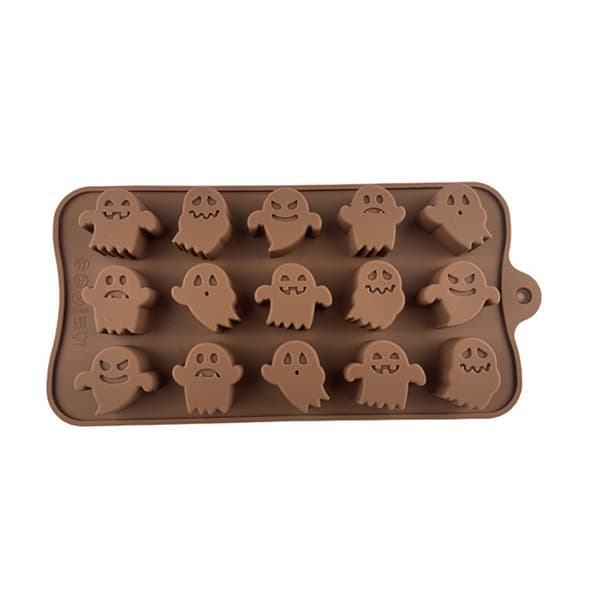 Halloween Spöke Pumpa Silikonformar DIY Bakverk Dessert Choklad pumpkin