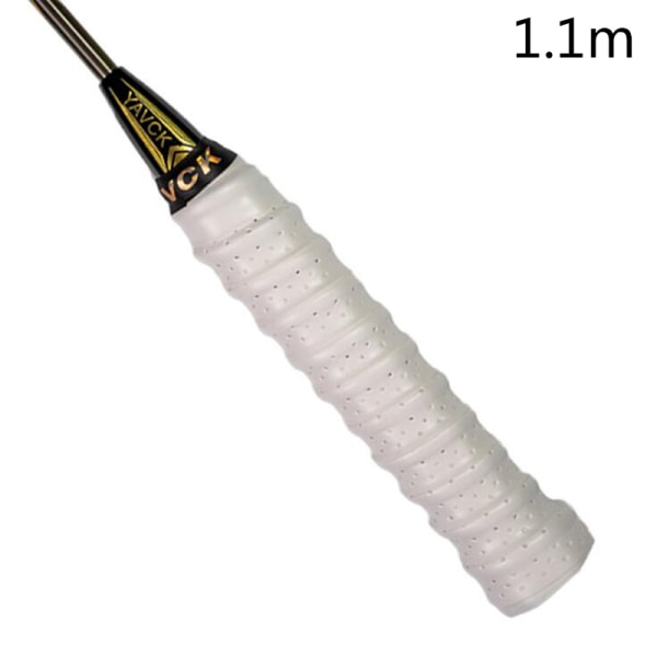 Pustende Anti-skli Sport Grip Svettebånd Tennis Tape Badminton White one size