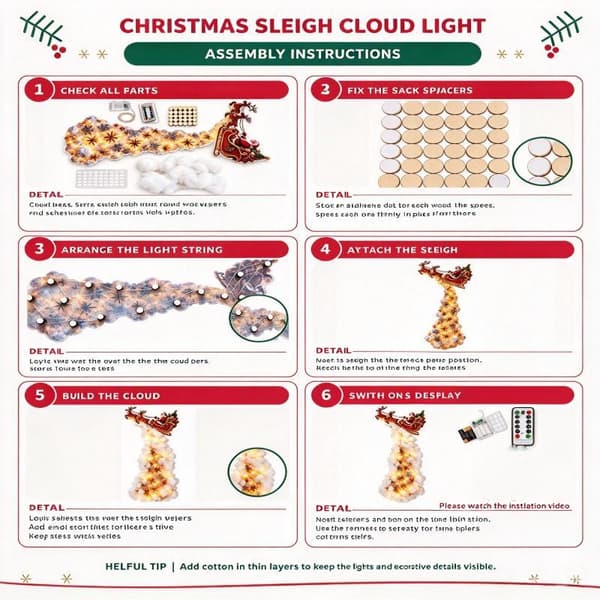 Christmas Magic Trail Vägglampa A5