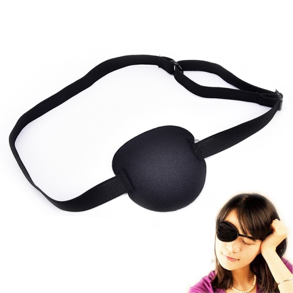 Använd Concave Eye Patch Foam Groove Justerbar rem Tvättbar Ey