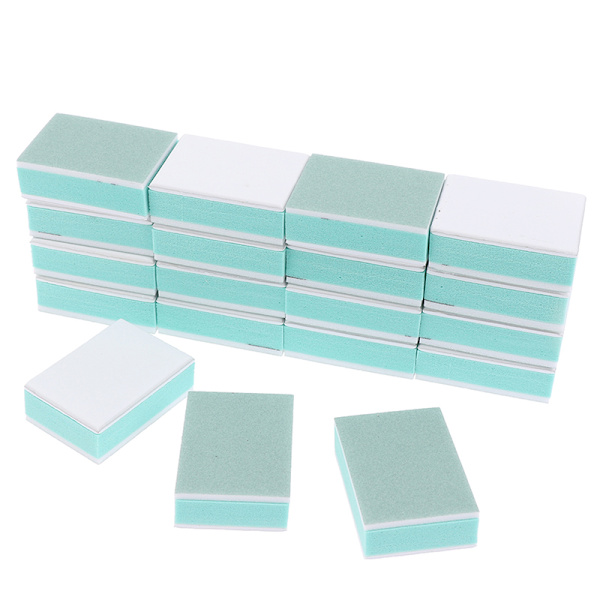 50 st Nail Buffer Block Grit Nail Art Slipning Polish UV Gel Shi one size