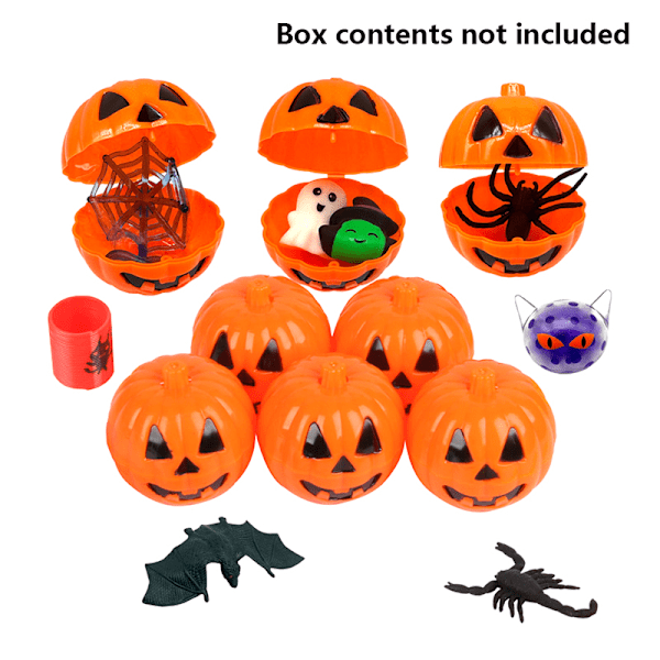 5 kpl Halloween-kurpitsakarkkipurkkeja 5pcs