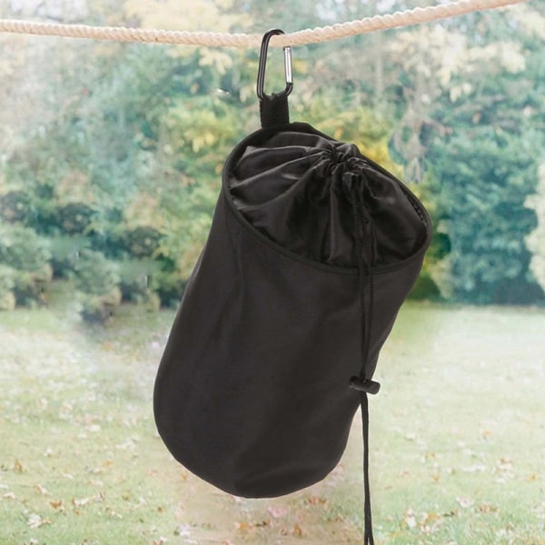 Hengende klesklypepose Klesnål Snøring Klesvask Robust St Black one size