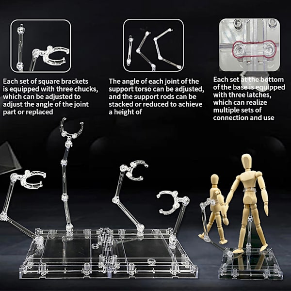 Kolmipäinen Soul-näyttöteline HG1/144-mallille Ha A 1set