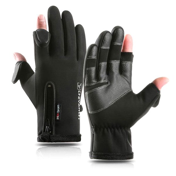 Touch Men Cykelhandskar Vattentäta Vintercykelhandskar Ridi Black M