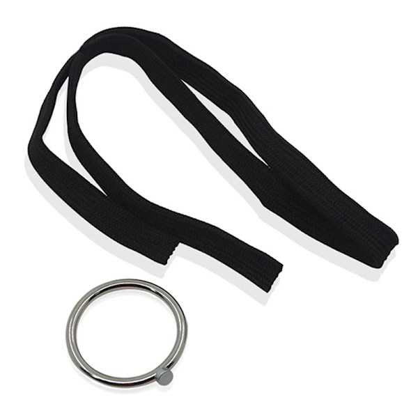 Sormus- ja silmukkataikatemppuja Magic Hoop Rope Escape Magie Mentali Black onesize