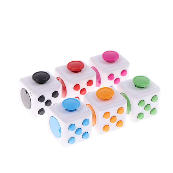 Voksen Barn Stresslettende Fidget Leke Terninger Stresskuber Gave A