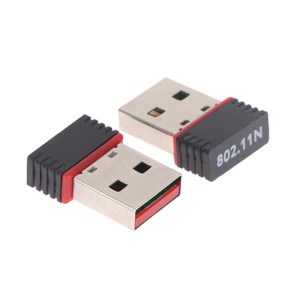 Mini USB Wifi -sovitin 802.11n antenni 150 Mbps langaton USB -liitäntä Black one size