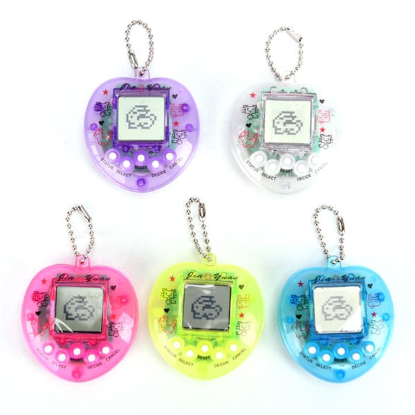 168 Pets in 1 Virtual Cyber Nostalgic Pet Toy Tiny Game -peli Ra Random Color onesize
