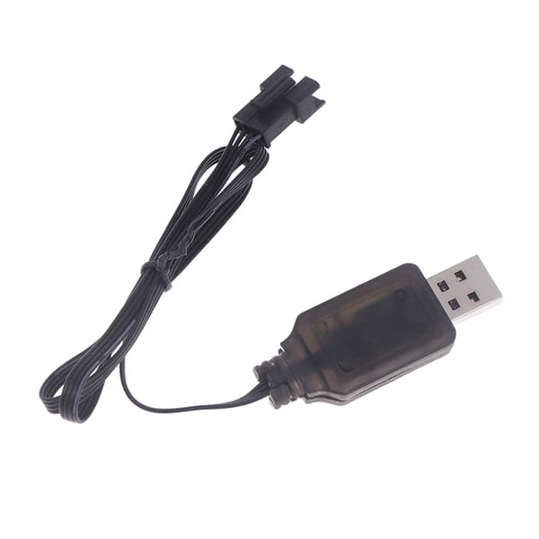 1 STK 7,4V SM-4P Plugg USB-lader for DE36W DE65 HM202 EC08 EC16 Black