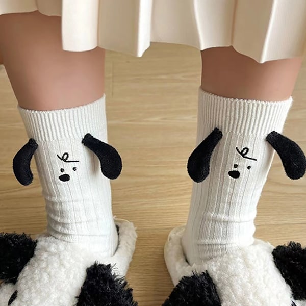 1Pairs 3D Funny 3D Doll Couple Sock Holding Hand Sock for Couple onesize