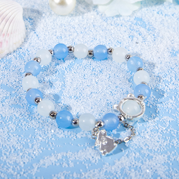 Hengende Opal Perle Armbånd Ins Stil Lykke Krystall Hånd Stri one size