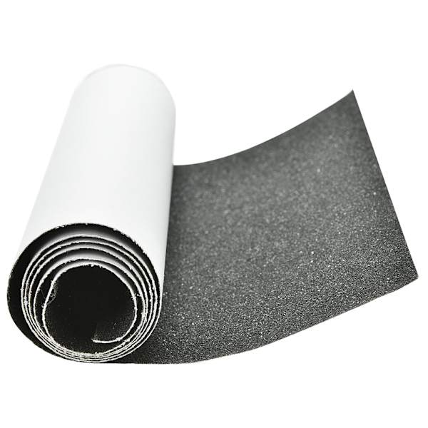 Perforerad grepptejp Sandpapper Skateboard Skate Scooter Sticke Black one size