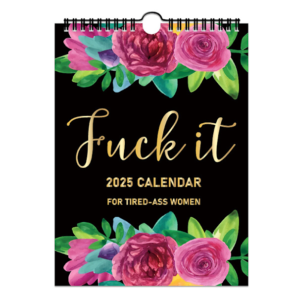 2025 Kalender For Trette Kvinner. Kalender For Trette Kvinner black