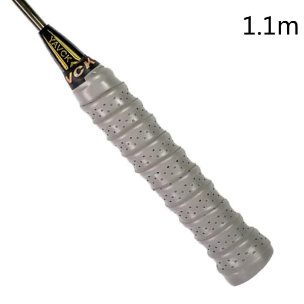 Åndbart skridsikkert Sport Grip Sweatband Tennis Tape Badminton Gray one size