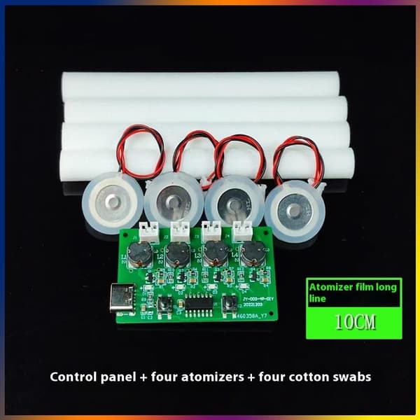 4 Spray Luftfuktare Typ-C USB Mini Luftfuktare DIY-kit Dimma Mak A1