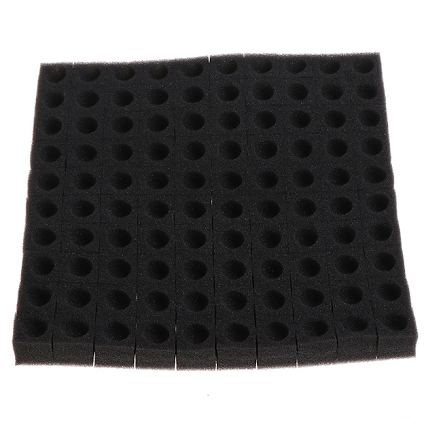 100 kpl Soilless Hydroponic Vegetables Nursery Sponge Culture W one size