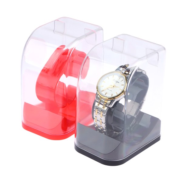 Plast Oppbevaringsholder Transparent Smart Watch Protective Displ Black one size