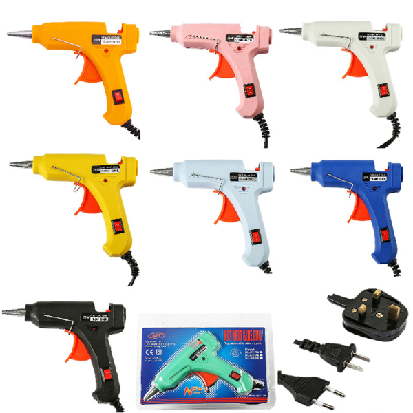 Håndtrompet Stor temperatur smeltelim glastermostat yellow one size