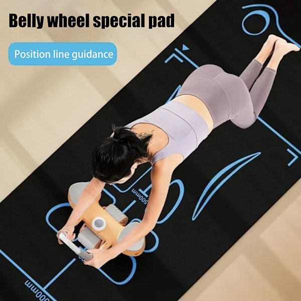 Yogamatta med Halkskydd Absorberande Tjock Knämatta Knäskydd A