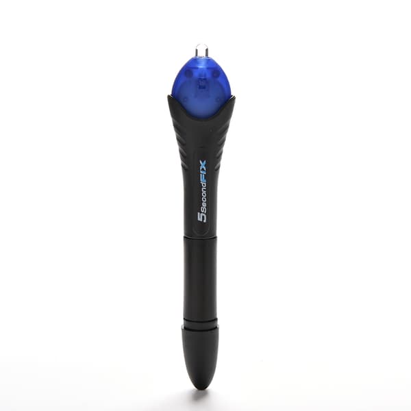 1 Stk 5 Second Fix Lim UV Lys Reparationsværktøj til Mobil Plast black one size