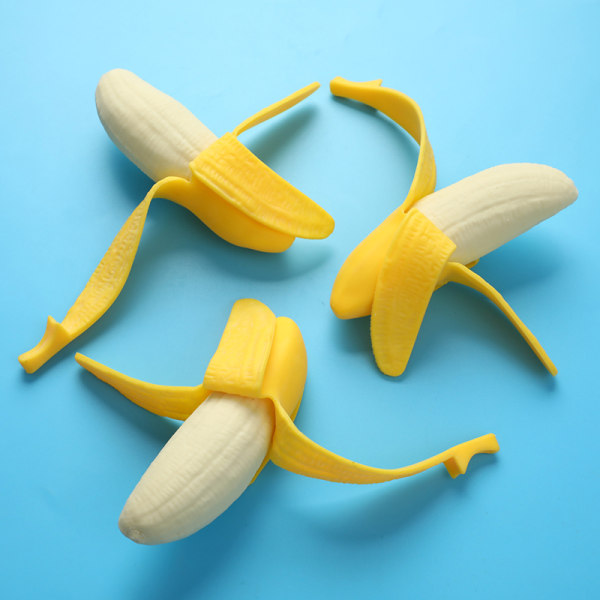Banan Legetøj Antistress Legetøj Udluftning Spøg Sjovt legetøj Yellow One size