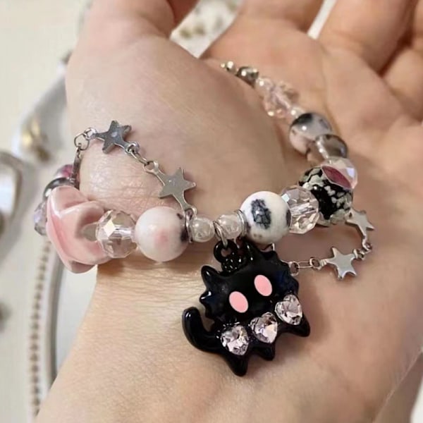 Mode Keramik Pärl Armband Mångsidig Kt Katt Armband Söt A3