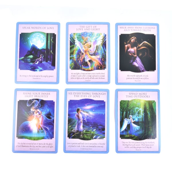 Love Light Divine Guidance Oracle 44PCS/Set English Tarot Card Multicolor Love & light tarot