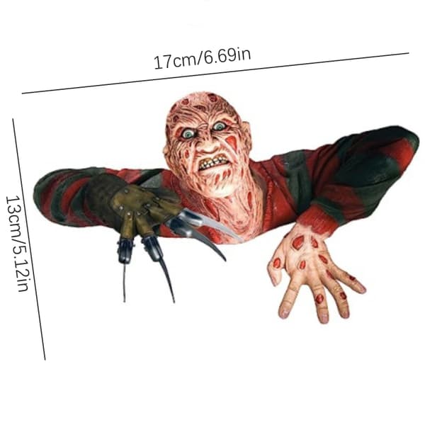 Skräck Creeper Zombie Inomhus/Utomhus Trädgårdsstaty Halloween De A A