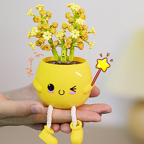 Blomster Buketter Blomster Med Vase 3D Modell Hjem Dekor Bui D one size