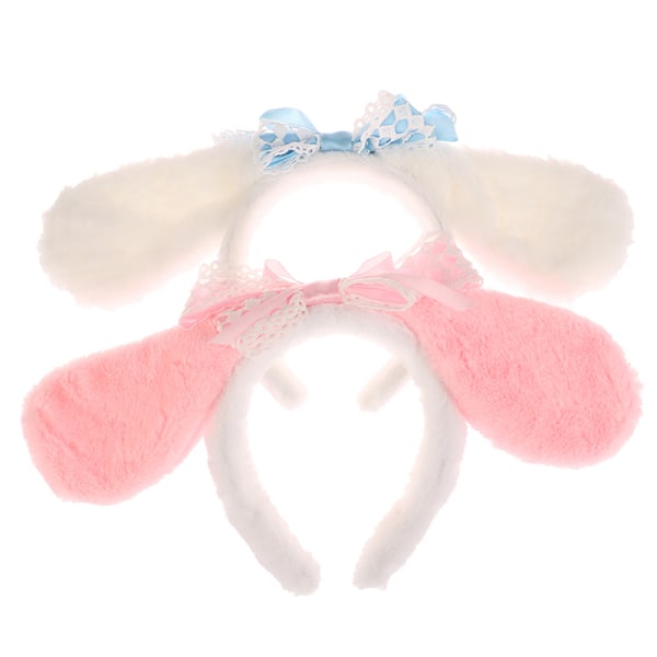 Sanrio Plysch Hårband Anime Cartoon Öron Hårtillbehör Pink