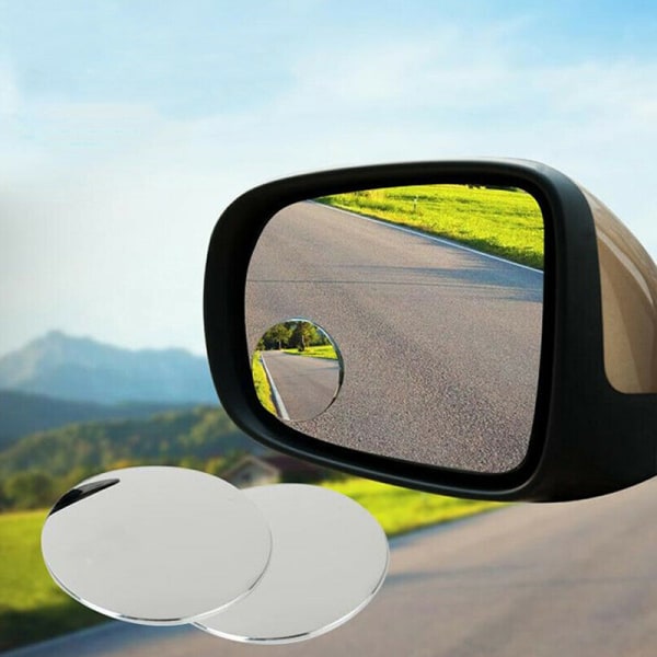 2stk Blind Spot Fjernelse Spejl Bil Vidvinkel Konveks Spejl Bli Color B 2PCS