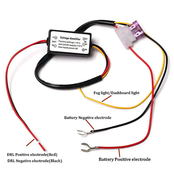 Bil LED varselljus Automatisk ON/OFF Controller Modul Multicolor 1pc