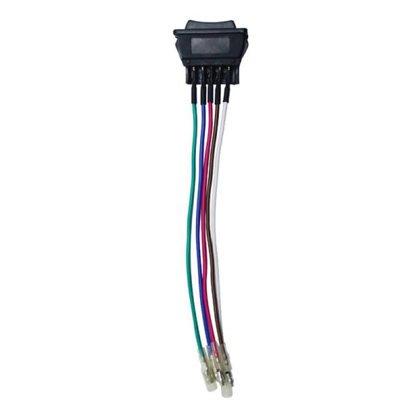 Ammattimainen 5Pin 12 24 V Black Car Power Window Switch Wit Black 1pc