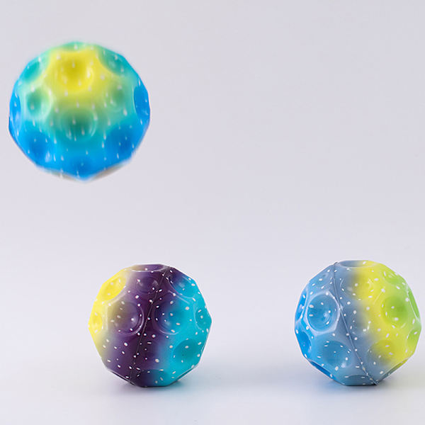 Galaxy Moon Ball Extrem hög studsande boll Rymdboll Barn A1 one size