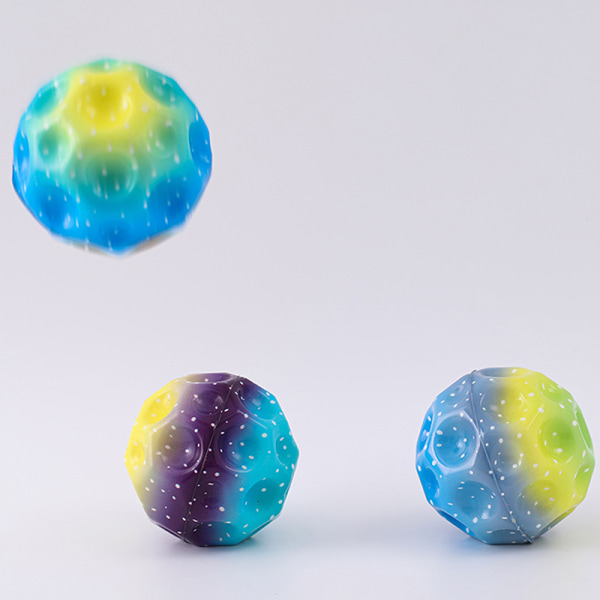 Galaxy Moon Ball Extrem hög studsande boll Rymdboll Barn A2 one size