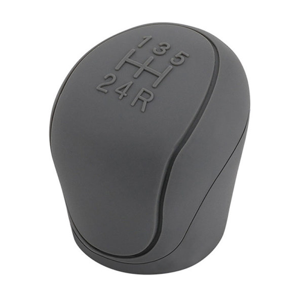 Silikon Bil Gear Head Shift Knop Cover Gear Shift Non Slip Gri Gray One Size