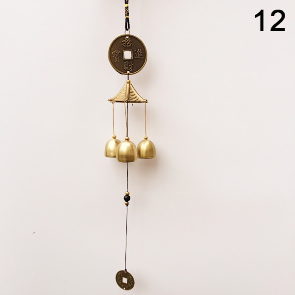 Antik Wind Chime Kobber Yard Have Udendørs Living Dekoration 12 one size