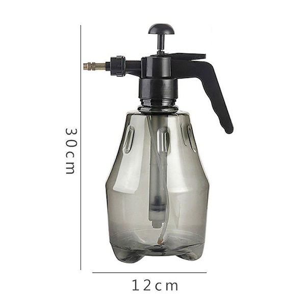 1,5L håndtrykksprøyte manuell luftpumpe hagedesinfeksjon dark Gray 1500ml