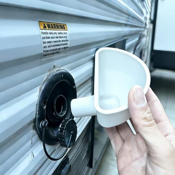 1 st RV Vattentank Påfyllningstratt 3D-printad Vattenpåfyllningstratt A2