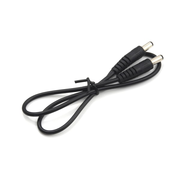 5,5 x 2,1 mm han til 5,5 x 2,1 mm han DC-strømstik CCTV-adapter 0 1