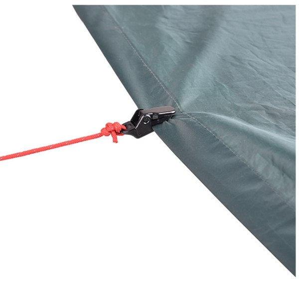 10st Markisklämma Tarpklämmor Snap Hangers Tält Camping Surviva Black one size