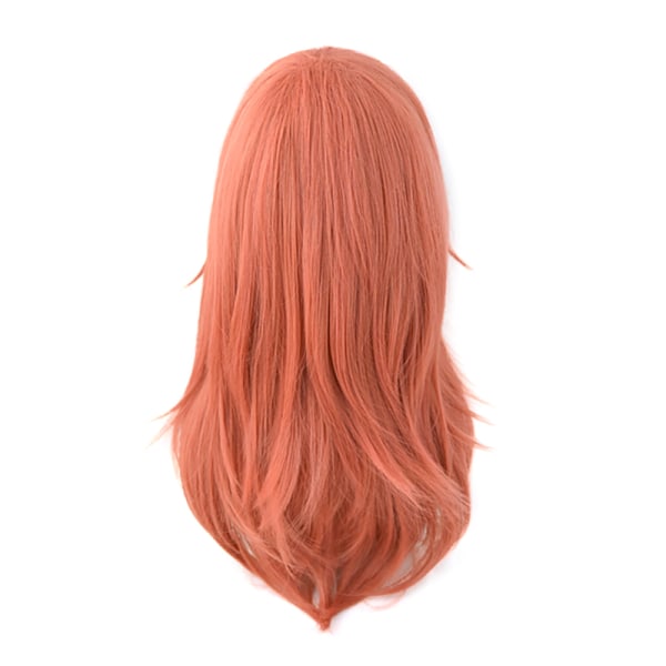 Motorsågsman Cosplay Angel Devil Long Peruk Jul Orange Colo Chainsaw Man One Size